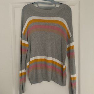 Striped Gray Sweater